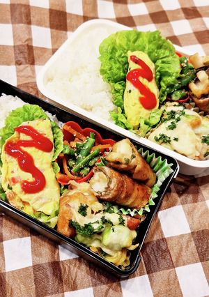 高１男子とパパの弁当240708-レシピのメイン写真