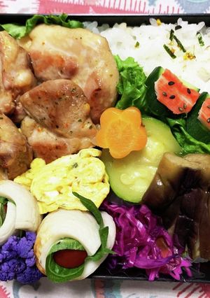 7/8 ﾖｯﾁｬﾝ☆チキンお弁当-レシピのメイン写真