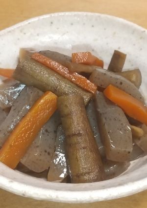 根菜で煮物-レシピのメイン写真