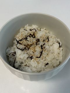 シラスと塩昆布のまぜご飯☆朝はコレで!-レシピのメイン写真
