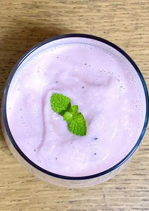 スイカとヨーグルトのスムージー-レシピのメイン写真