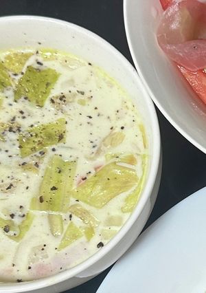 冷蔵庫の残り物野菜で！ミルクスープ-レシピのメイン写真