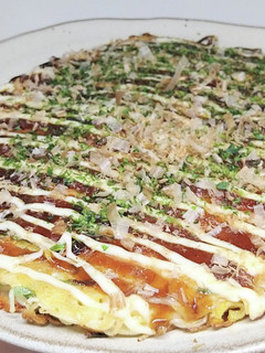 残った素麺でお好み焼き-レシピのメイン写真