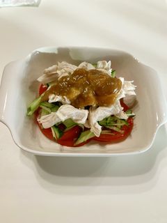 自家製タレで簡単★棒棒鶏(バンバンジー)-レシピのメイン写真