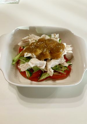 自家製タレで簡単★棒棒鶏(バンバンジー)-レシピのメイン写真