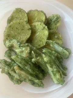 お手軽!鶏ナンコツとジャガイモの磯部揚げ-レシピのメイン写真