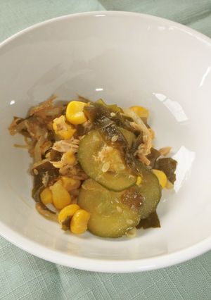 【学校給食】わかめとツナのサラダ-レシピのメイン写真