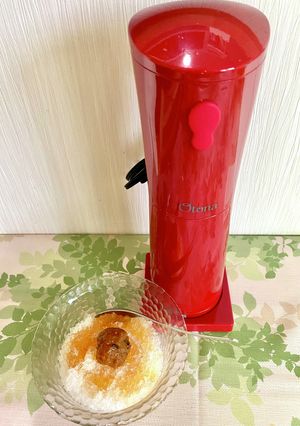 紅茶梅シロップかき氷-レシピのメイン写真
