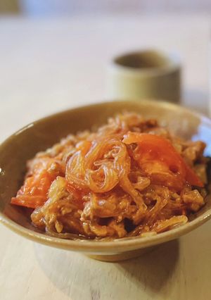 麻婆トマト春雨-レシピのメイン写真