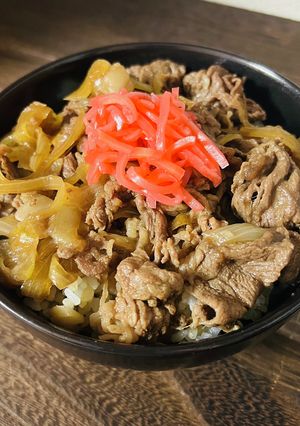 簡単★甘さ控えめ牛丼-レシピのメイン写真
