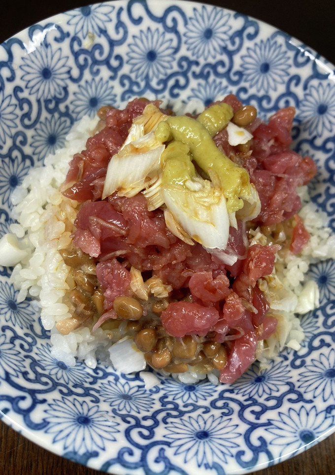 納豆とマグロとシーチキンの丼-レシピのメイン写真