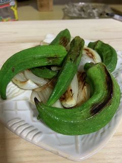 オクラと玉ねぎのクミン炒め-レシピのメイン写真