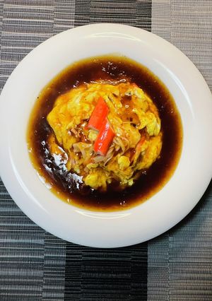 中華　　　　　　　　　町中華の天津飯-レシピのメイン写真