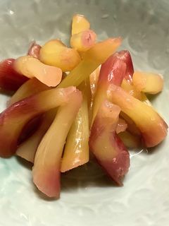 サッパリ!ミョウガの茎の甘酢漬け-レシピのメイン写真