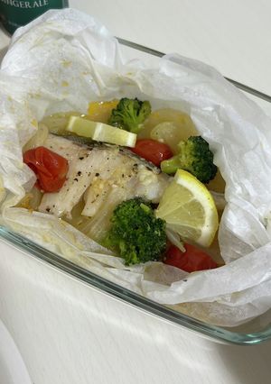 レンジで超簡単!白身魚のアクアパッツァ-レシピのメイン写真