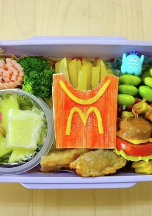 マック風〜キャラ弁-レシピのメイン写真