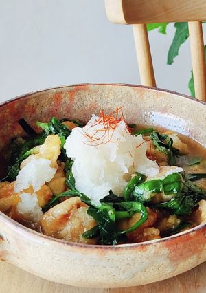スタミナ鶏ももぶっかけおろし☆胃に優しい-レシピのメイン写真