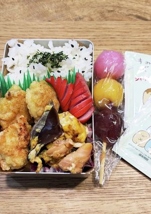 高2男子弁当！ささみのカレーにんにく44-レシピのメイン写真