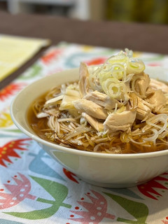 ささみで鶏そば(残りの麺で)-レシピのメイン写真