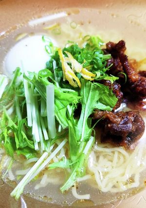超簡単！冷し柚子塩ラーメン♪-レシピのメイン写真