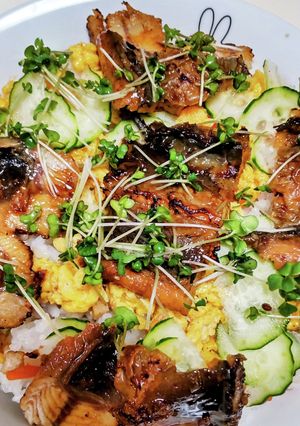 夏！鰻！安価の鰻も豪華になる♡ばら寿司で-レシピのメイン写真