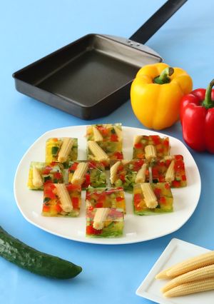 型不要!彩野菜のひとくちテリーヌ-レシピのメイン写真