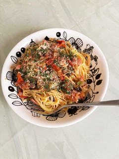 冷やしラタトゥユの冷製パスタ みんと風-レシピのメイン写真