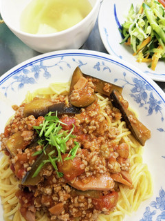 ☆ボロネーゼ?☆なすひき肉トマトのパスタ-レシピのメイン写真
