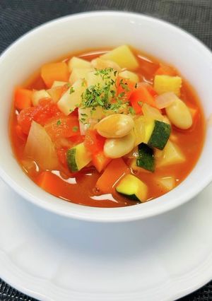 大豆のミネストローネ-レシピのメイン写真