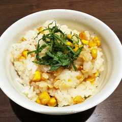 A picture of バター醤油の【とうもろこしご飯】.