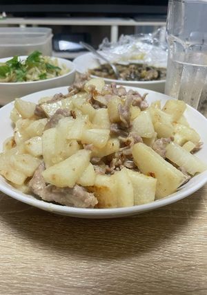 ぶた長芋みそ炒め-レシピのメイン写真