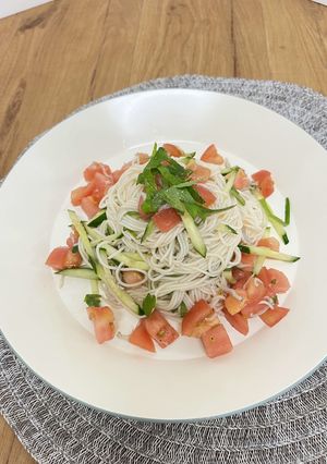 トマトのそうめんサラダ-レシピのメイン写真