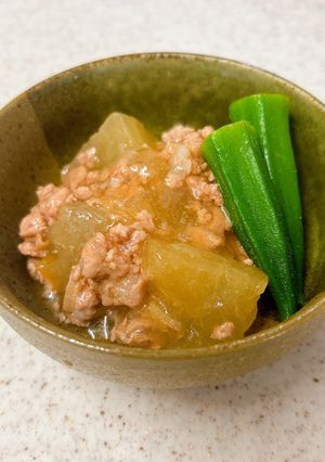 特別な材料なし♪基本の冬瓜のそぼろ煮-レシピのメイン写真