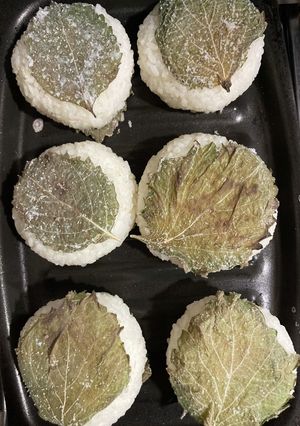塩漬け大葉の焼きおにぎり-レシピのメイン写真