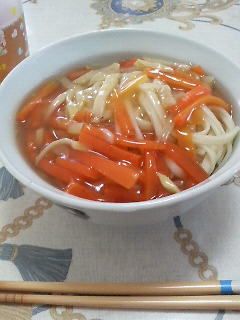 余ったたけのこ炒めのあんかけうどん☆-レシピのメイン写真