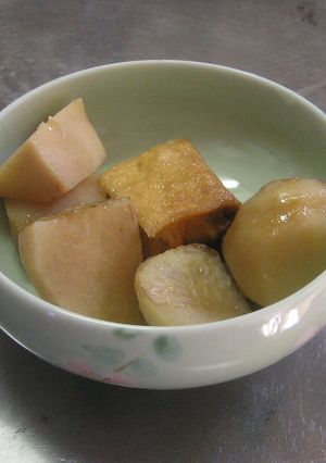 こいもと厚揚げの煮物-レシピのメイン写真