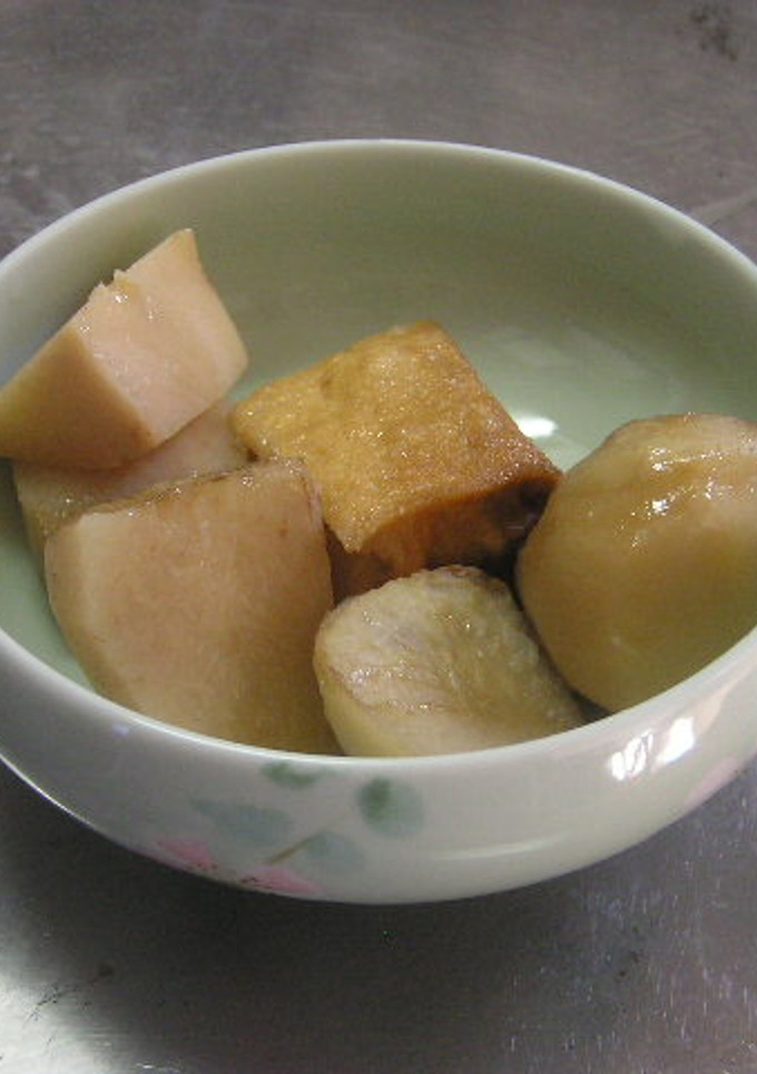 こいもと厚揚げの煮物-レシピのメイン写真