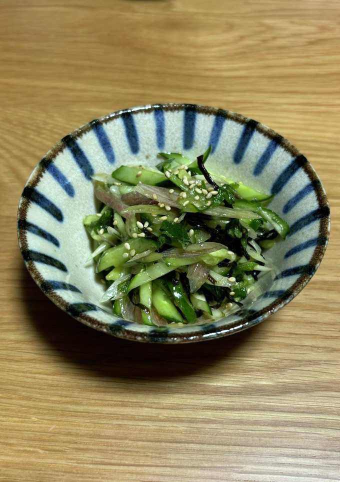 きゅうりとみょうがと大葉のナムル-レシピのメイン写真