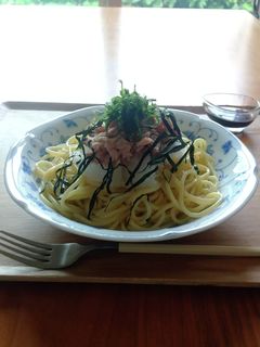 紫蘇香る♪おろしツナの和風スパゲッティ♪-レシピのメイン写真