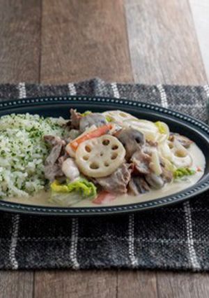 ★チーズ仕立ての白いビーフストロガノフ-レシピのメイン写真