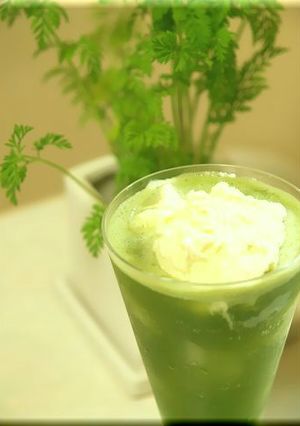 ✿抹茶サイダーフロート✿-レシピのメイン写真