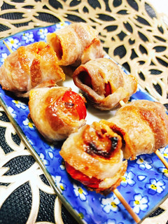 ミニトマトの豚バラ巻き!おうち居酒屋-レシピのメイン写真