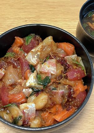 醤油麹を使った簡単海鮮丼-レシピのメイン写真