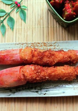 豪華♪海老みそ付き巨大海老フライ-レシピのメイン写真