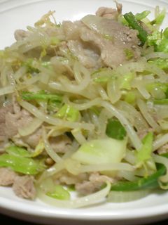 緑色の野菜炒め♪-レシピのメイン写真