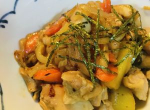 鶏ジャガ●鶏もも肉のスキヤキ風肉じゃが-レシピのメイン写真