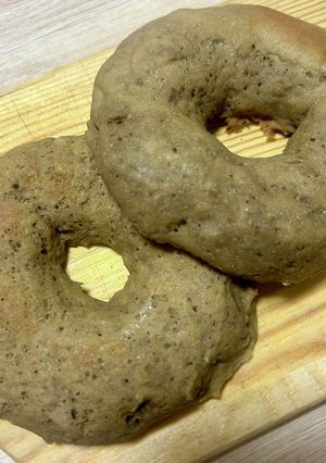 【成分◎】ダイエットほうじ茶ベーグル＊-レシピのメイン写真