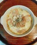 市販パスタソースでミラノ風ドリア