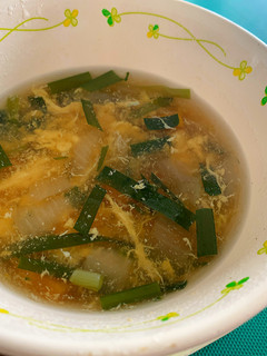 ニラ玉スープ☆給食メニュー-レシピのメイン写真