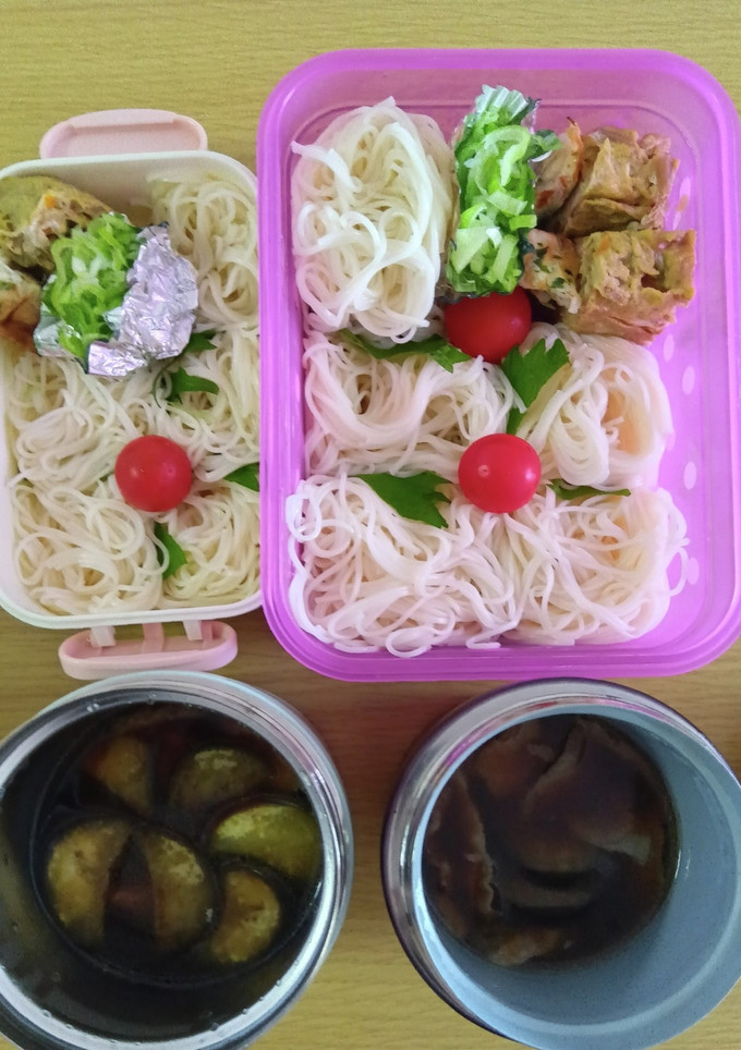 娘と息子のお弁当（7/10 水）-レシピのメイン写真